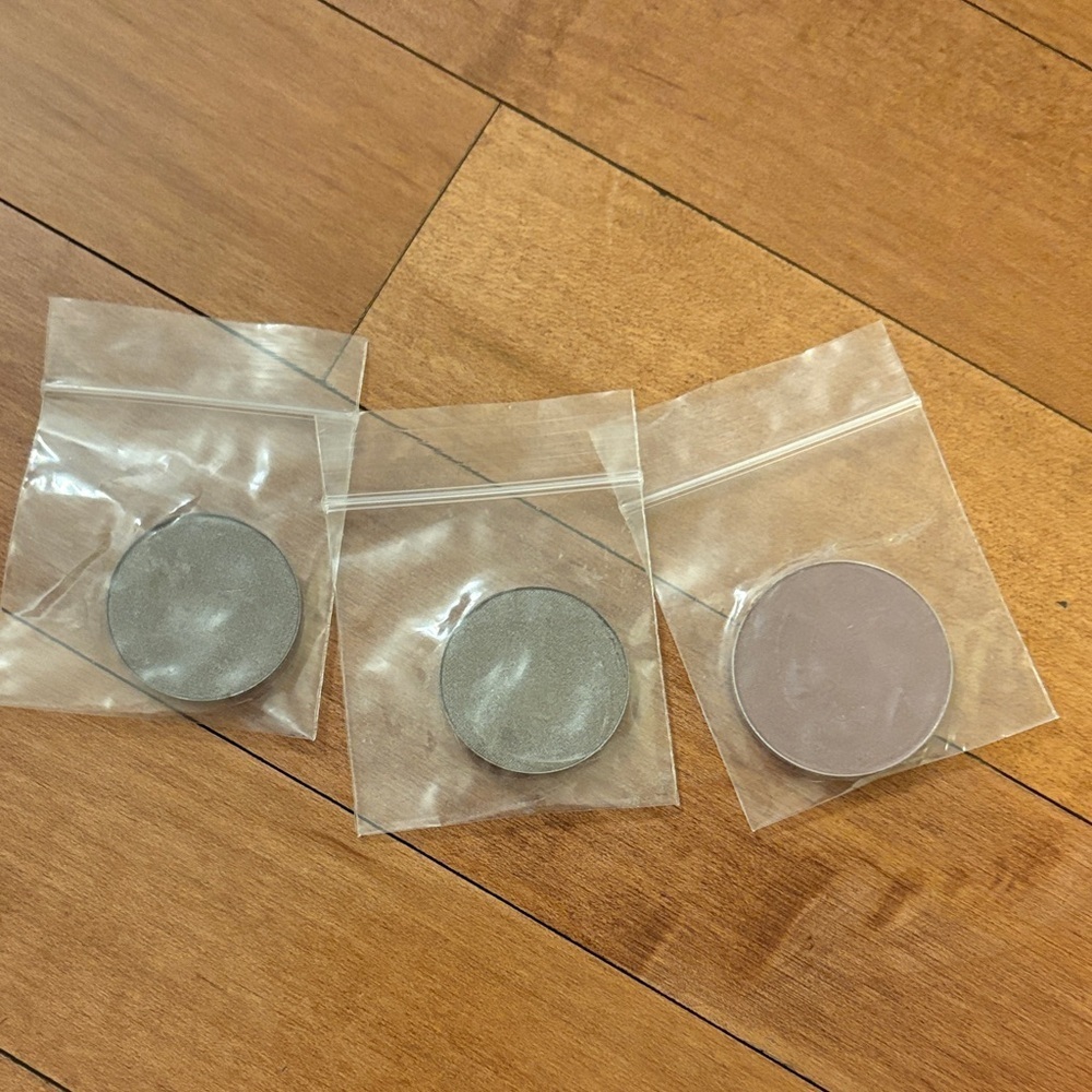 Trio of Round Makeup Pans in Neutral Shades